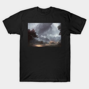 landscape pictures for wall dense T-Shirt